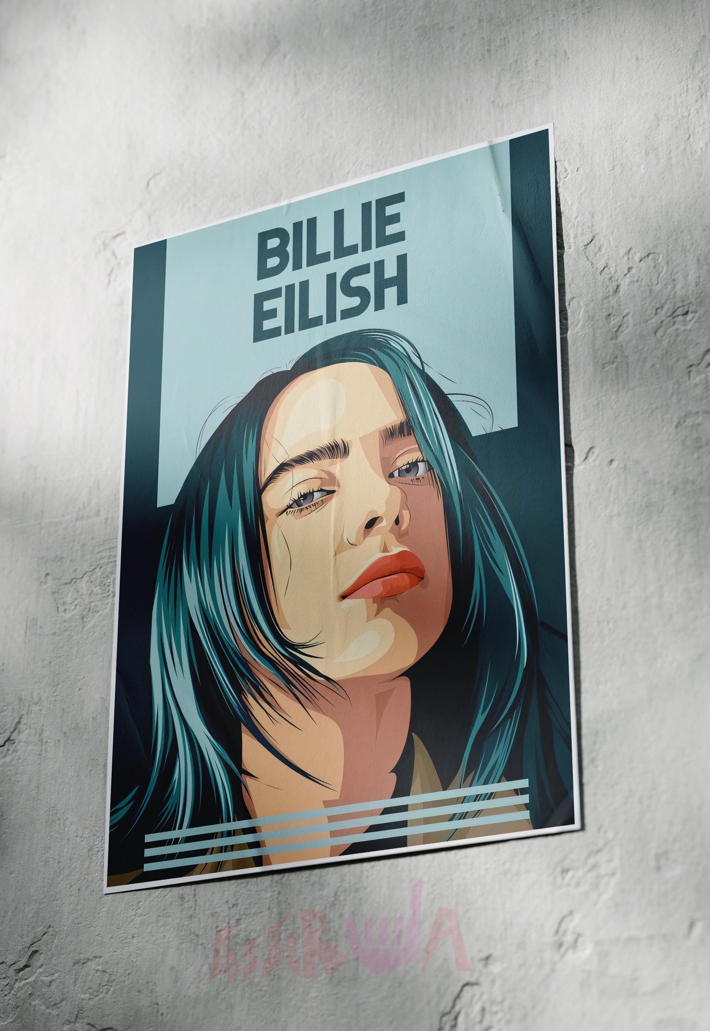 Ethereal Echoes | Billie Eilish | Celebs Poster
