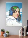 Whispering Melodies | Billie Eilish | Singers Poster