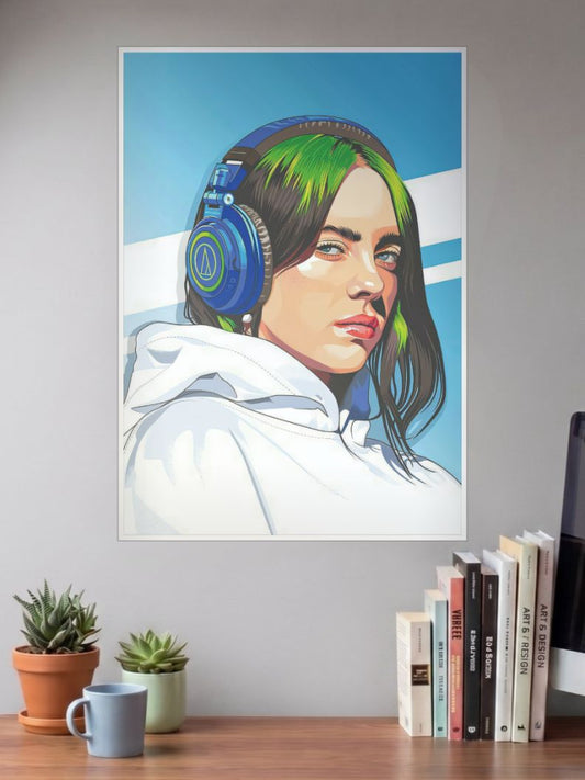 Whispering Melodies | Billie Eilish | Singers Poster
