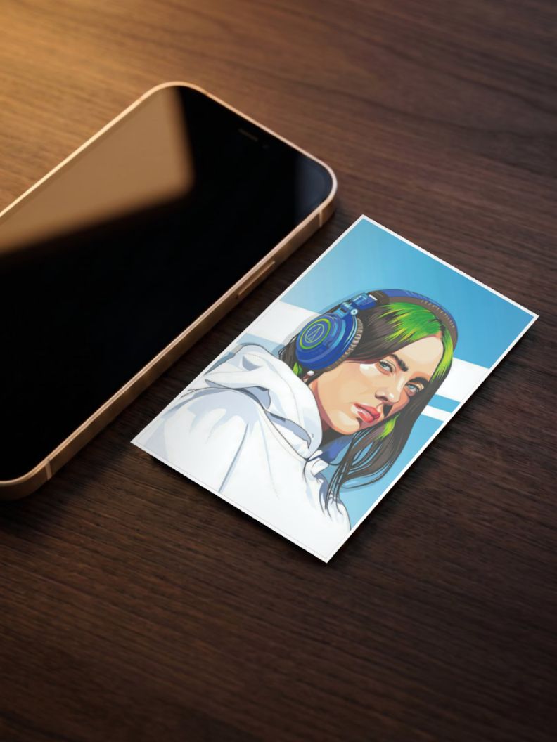 Whispering Melodies | Billie Eilish | Singers Poster