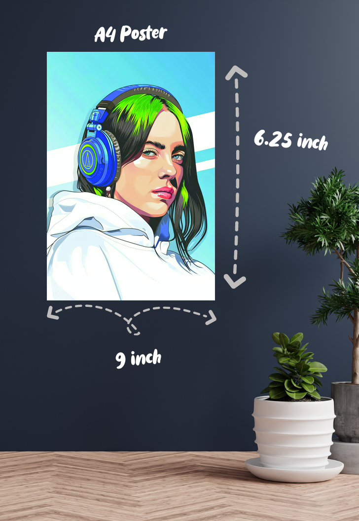 Whispering Melodies | Billie Eilish | Singers Poster