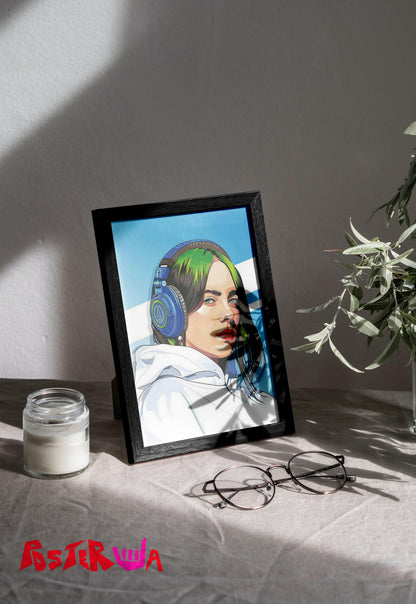 Whispering Melodies | Billie Eilish | Singers Poster