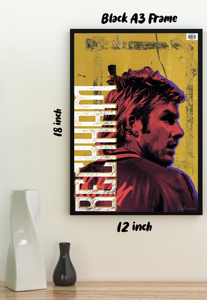 Golden Goals | David Beckham | Football Poster