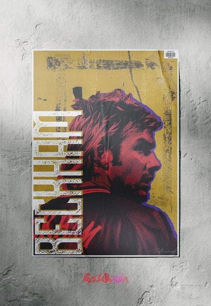 Golden Goals | David Beckham | Football Poster