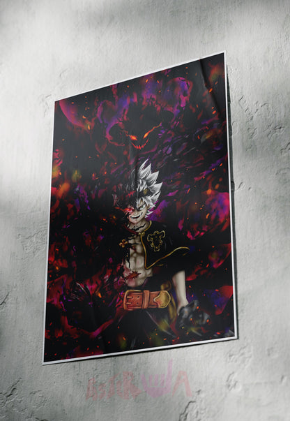 Devil's Resolve | Black Clover | Anime Poster