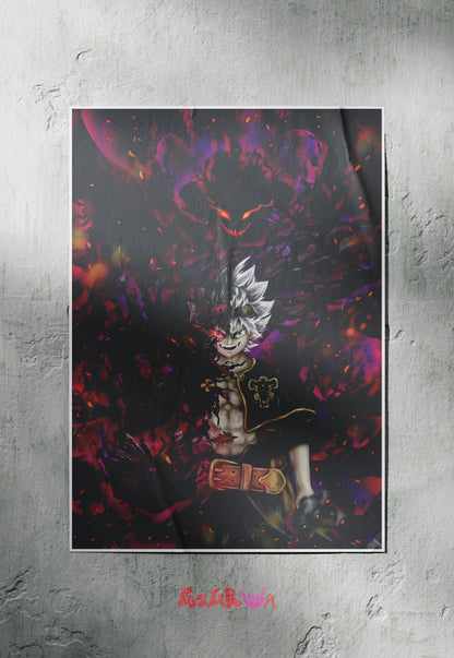 Devil's Resolve | Black Clover | Anime Poster