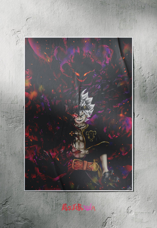 Devil's Resolve | Black Clover | Anime Poster