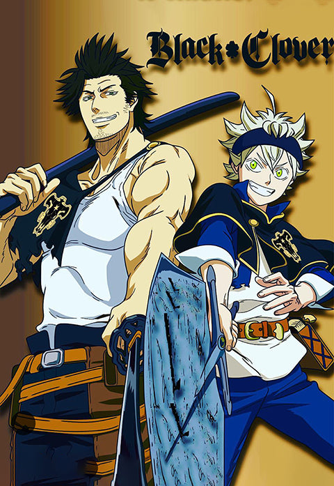 Black Clover Old School Poster