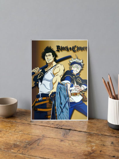 Black Clover Old School Poster