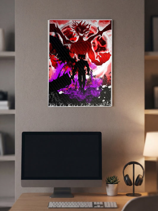 Black Clover Asta Demon Mode Poster