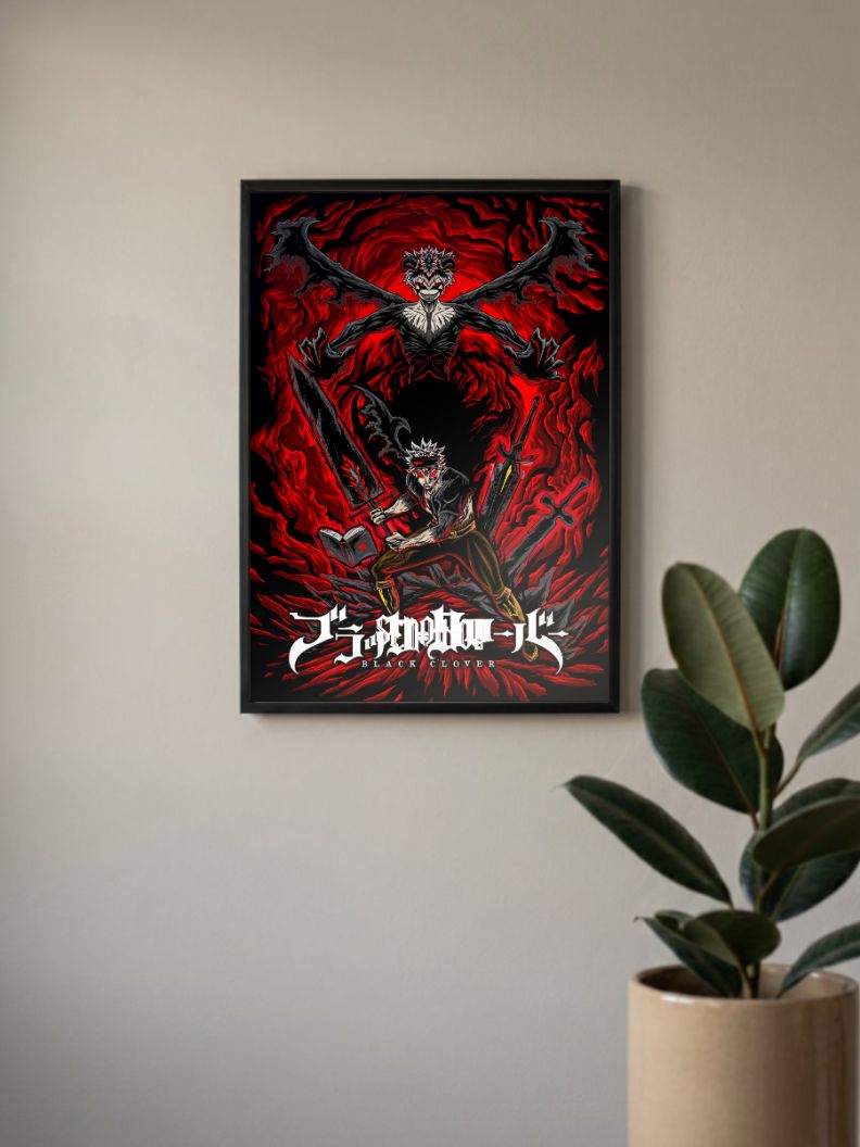 The Devil's Fifth Leaf | Black Clover | Anime Poster
