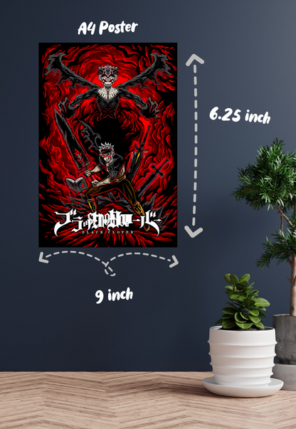 The Devil's Fifth Leaf | Black Clover | Anime Poster