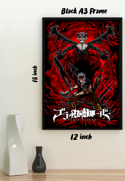 The Devil's Fifth Leaf | Black Clover | Anime Poster