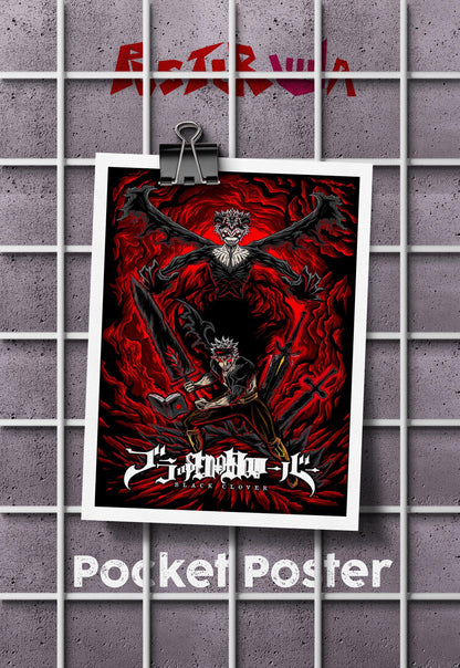 The Devil's Fifth Leaf | Black Clover | Anime Poster