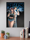 Black Lagoon Revy Rock Duo Anime Poster