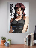 Revy Two Hands Black Lagoon Anime Poster