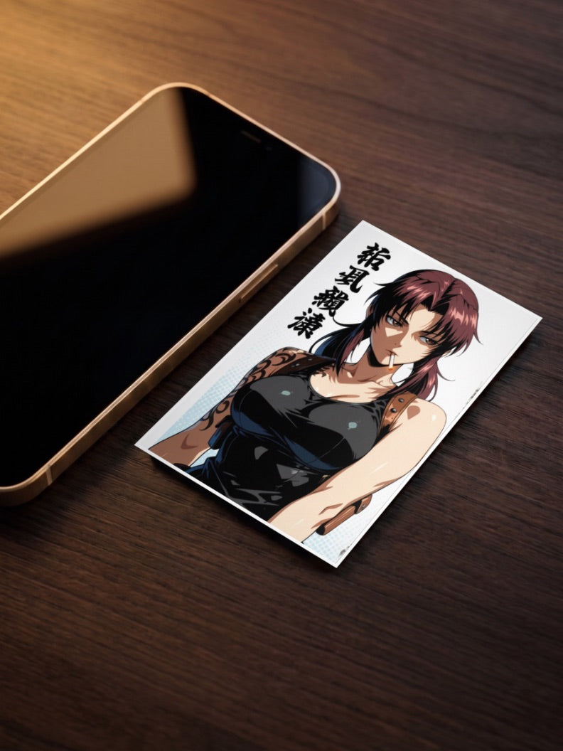 Revy Two Hands Black Lagoon Anime Poster