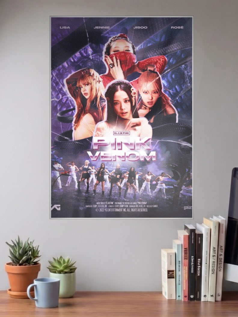 BLACKPINK Pink Venom Bands Poster