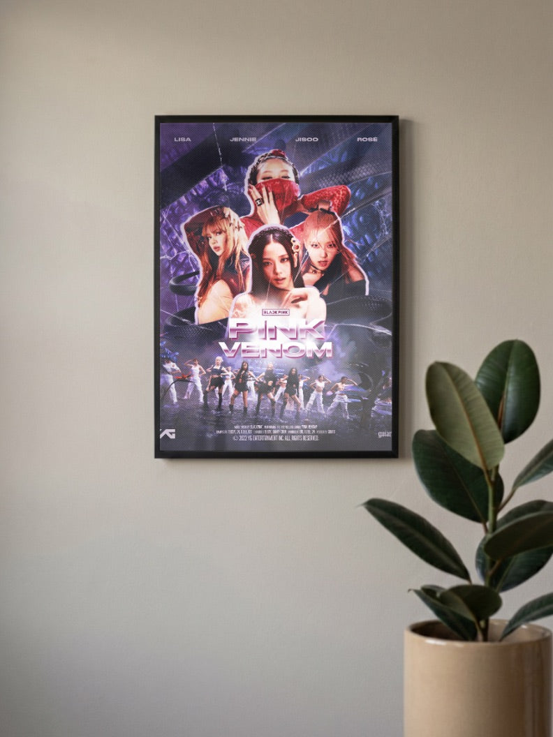 BLACKPINK Pink Venom Bands Poster
