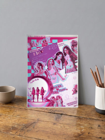 GIDLE Allergy Bands Poster