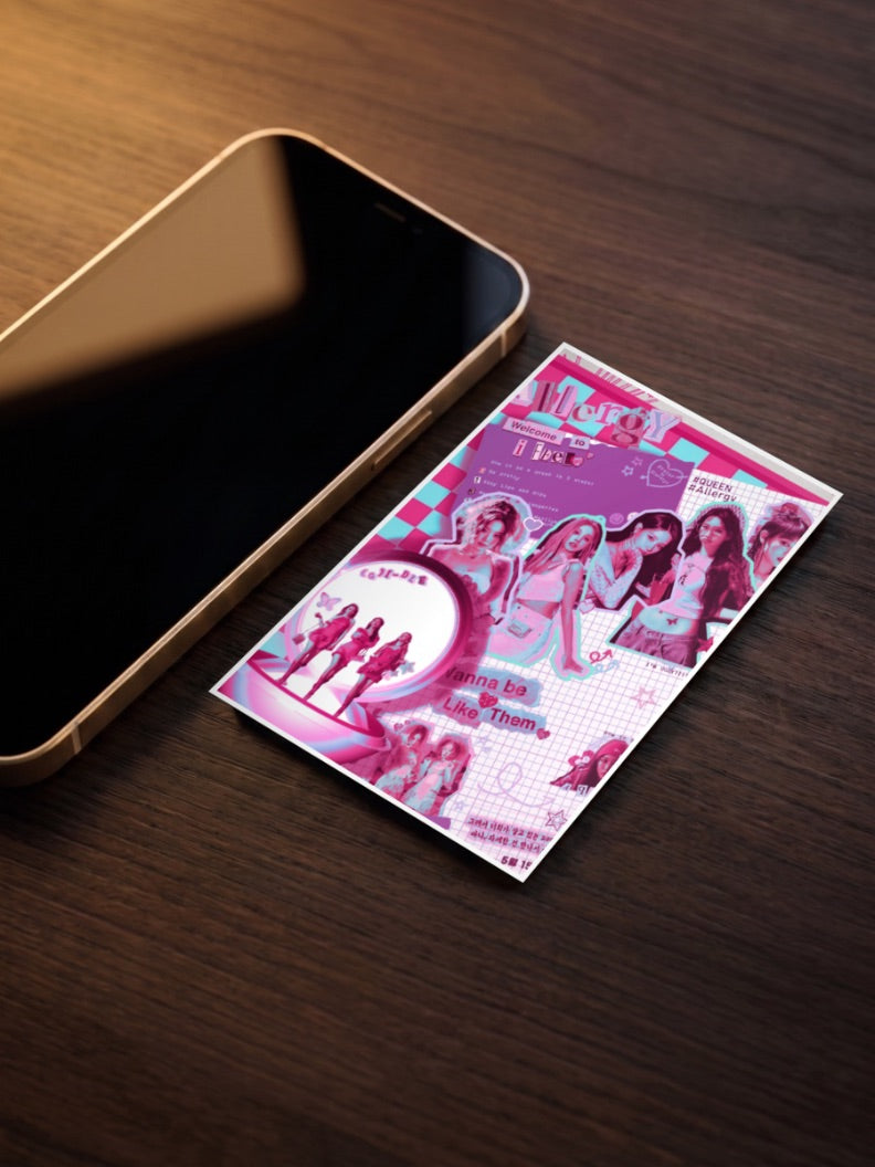 GIDLE Allergy Bands Poster