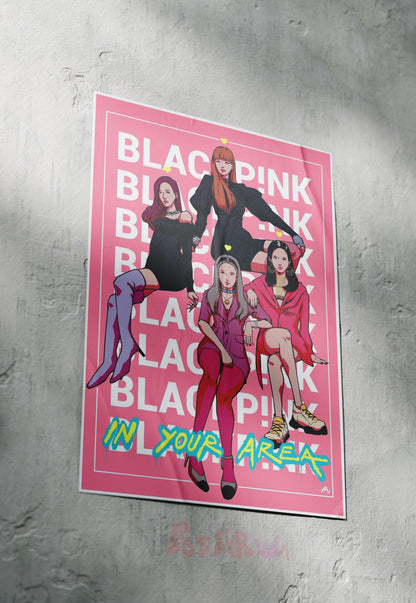 In Your Area | BlackPink | Kpop Poster