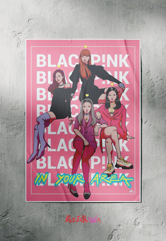 In Your Area | BlackPink | Kpop Poster
