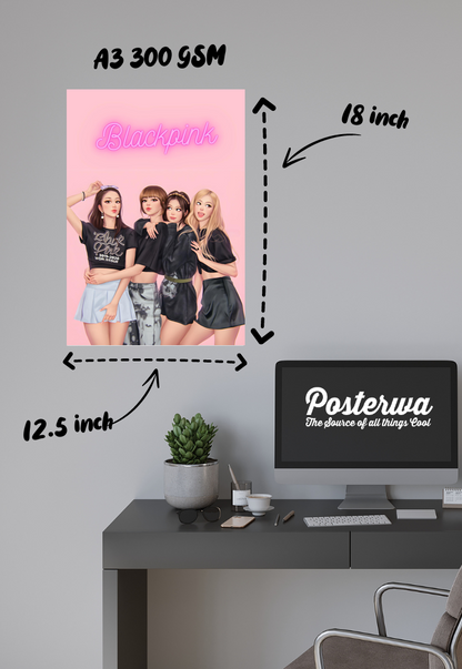 Pink Revolution | Blackpink | Kpop Poster