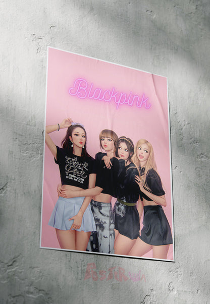 Pink Revolution | Blackpink | Kpop Poster