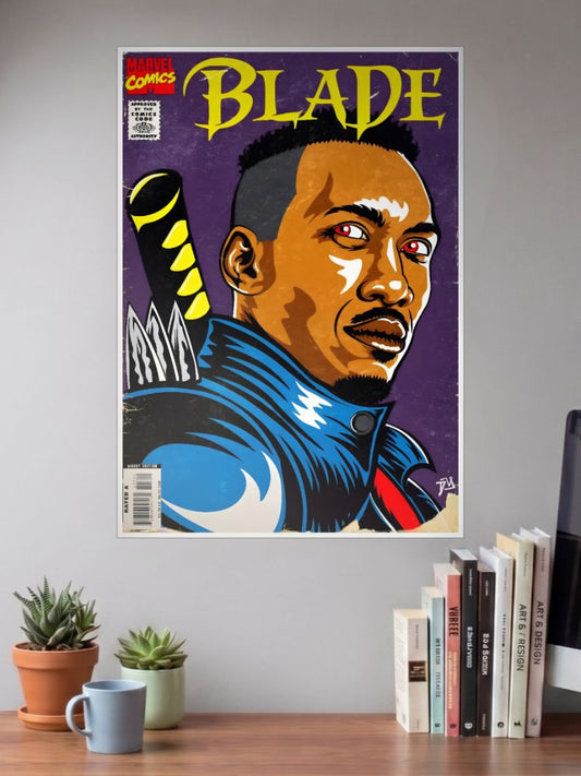 Edge of the Night | Blade | Comic Book Poster