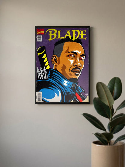 Edge of the Night | Blade | Comic Book Poster
