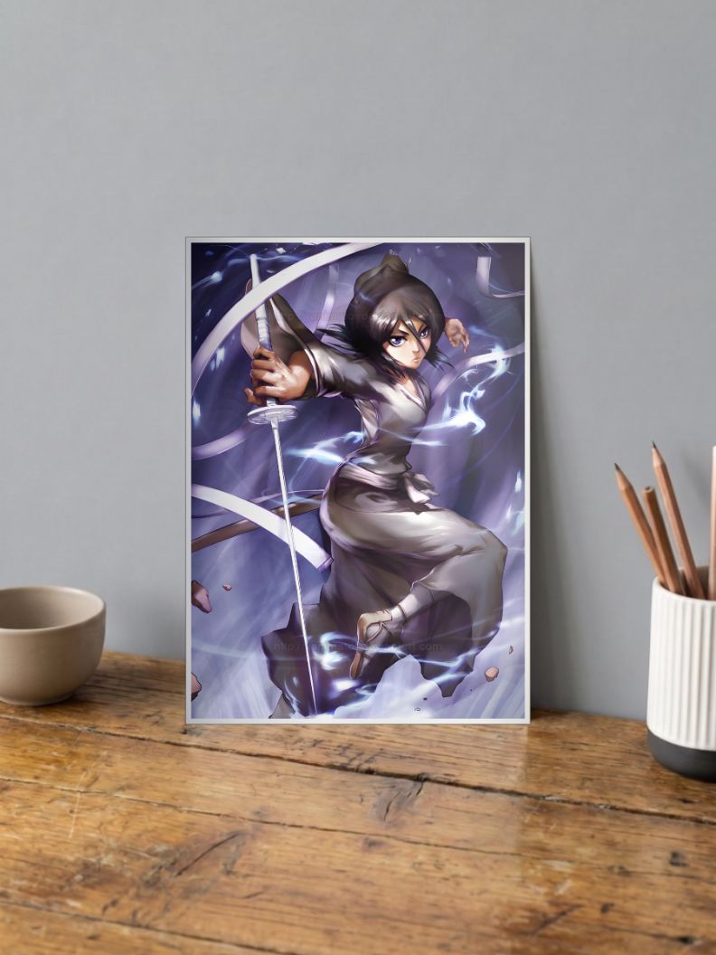 Frozen Petals | Rukia Kuchiki (Bleach) | Anime Poster