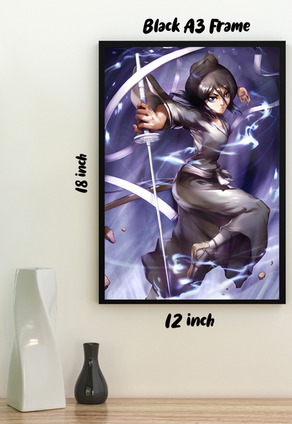 Frozen Petals | Rukia Kuchiki (Bleach) | Anime Poster