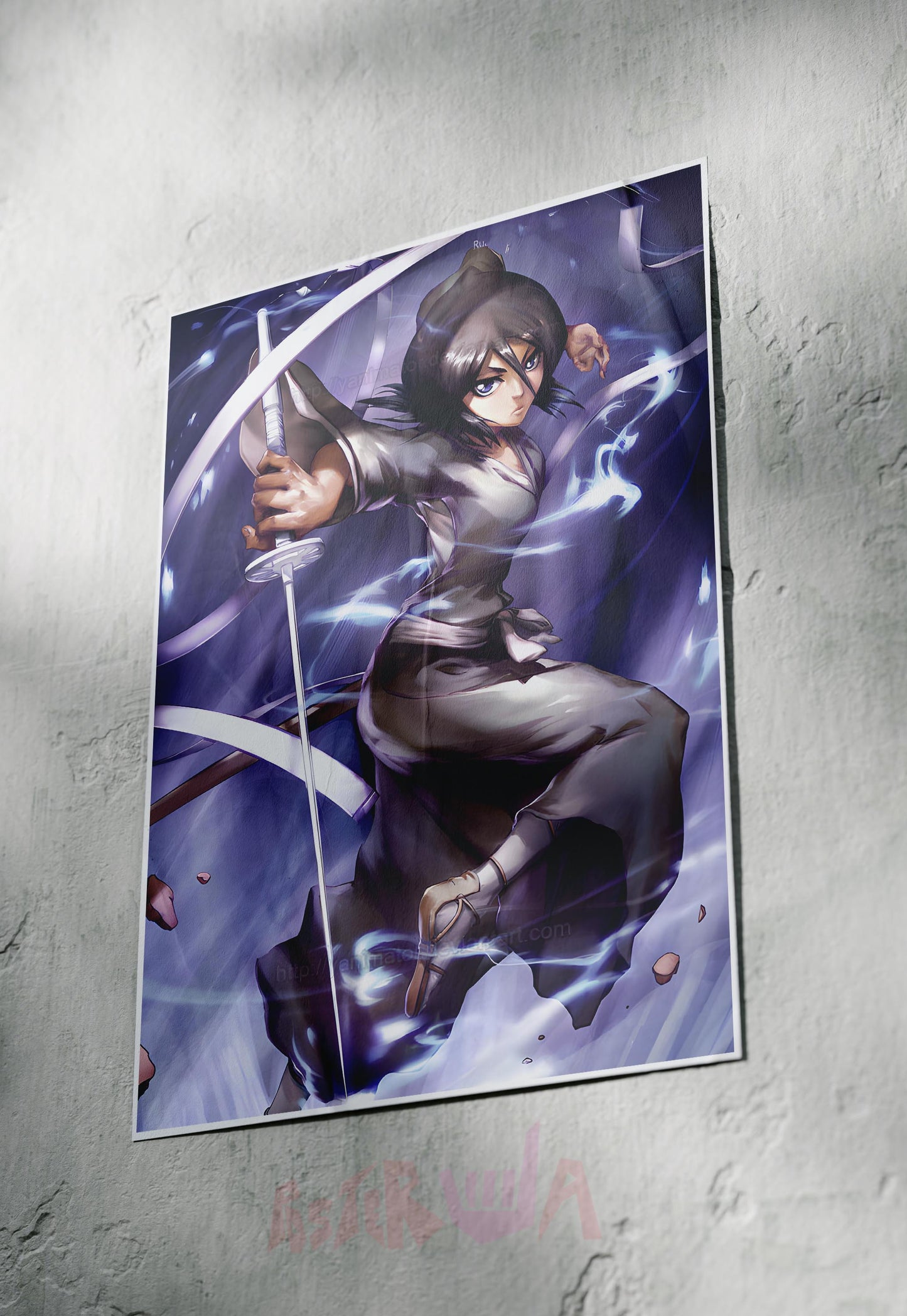 Frozen Petals | Rukia Kuchiki (Bleach) | Anime Poster
