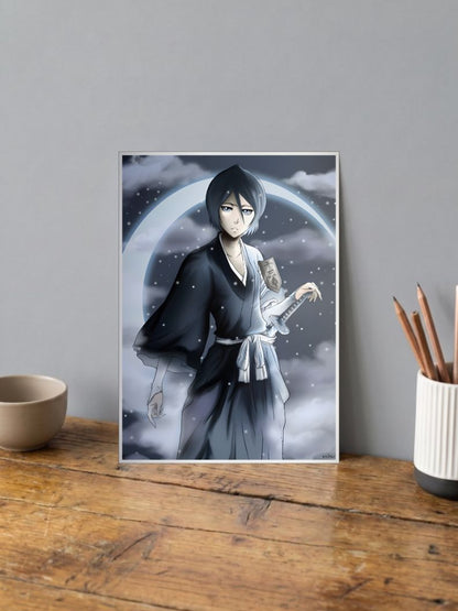 Frozen Petals Unleashed | Rukia Kuchiki (Anime) | Anime Poster