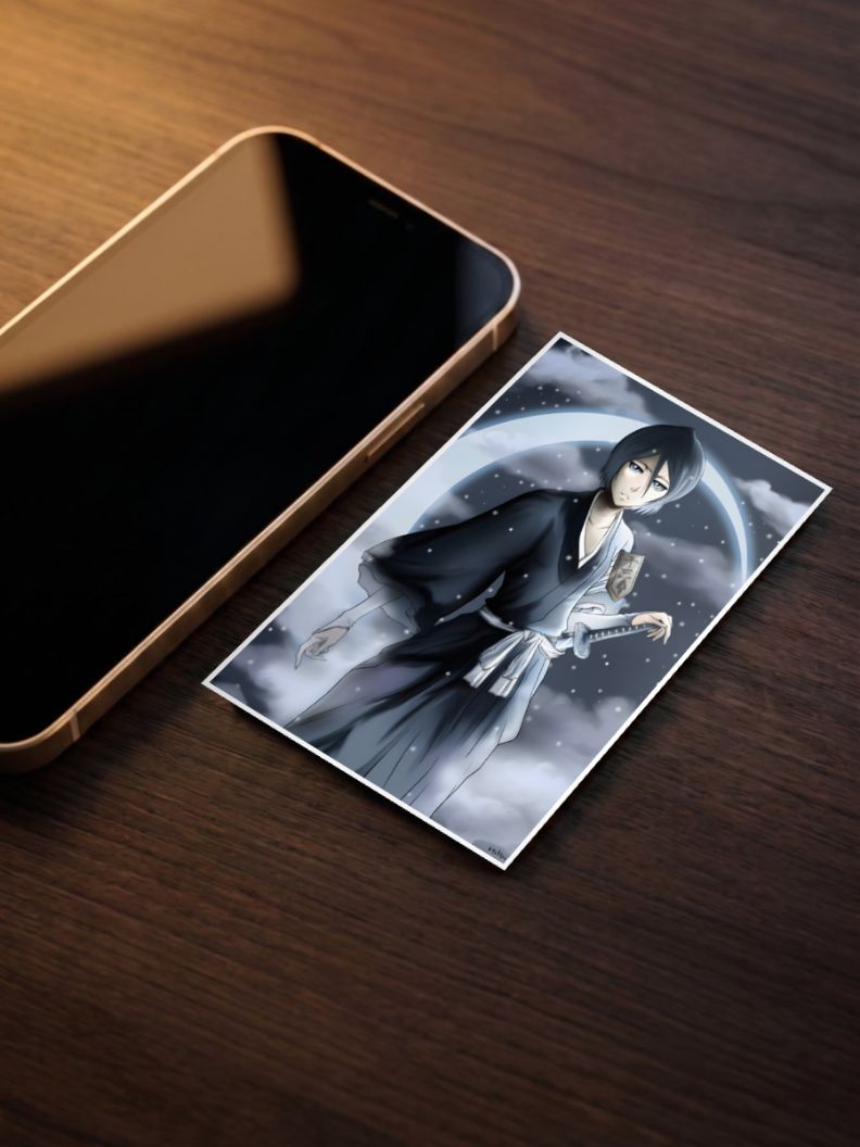 Frozen Petals Unleashed | Rukia Kuchiki (Anime) | Anime Poster