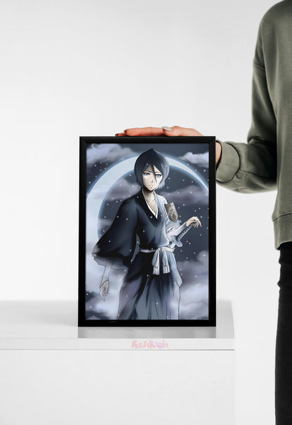 Frozen Petals Unleashed | Rukia Kuchiki (Anime) | Anime Poster