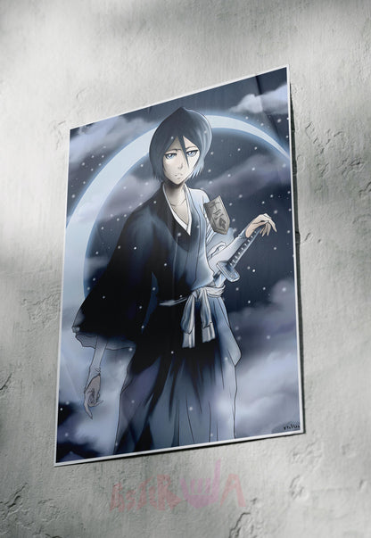 Frozen Petals Unleashed | Rukia Kuchiki (Anime) | Anime Poster