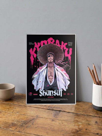 Shunsui Kyoraku Anime Poster