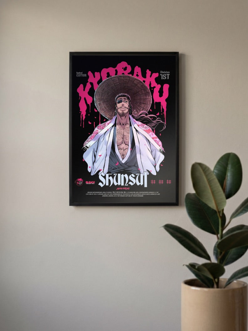 Shunsui Kyoraku Anime Poster