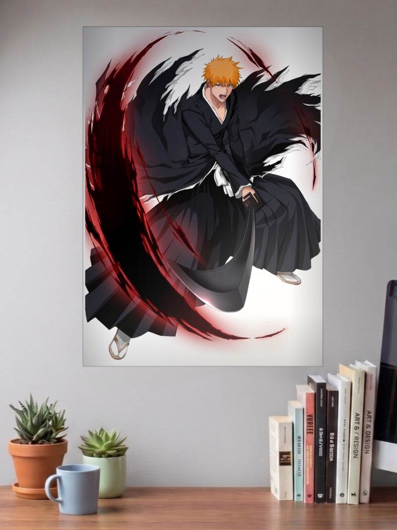 Ichigo Bankai Anime Poster