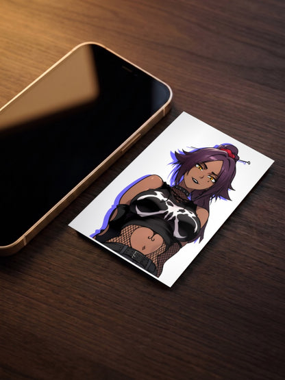 Yoruichi Goth Anime Poster