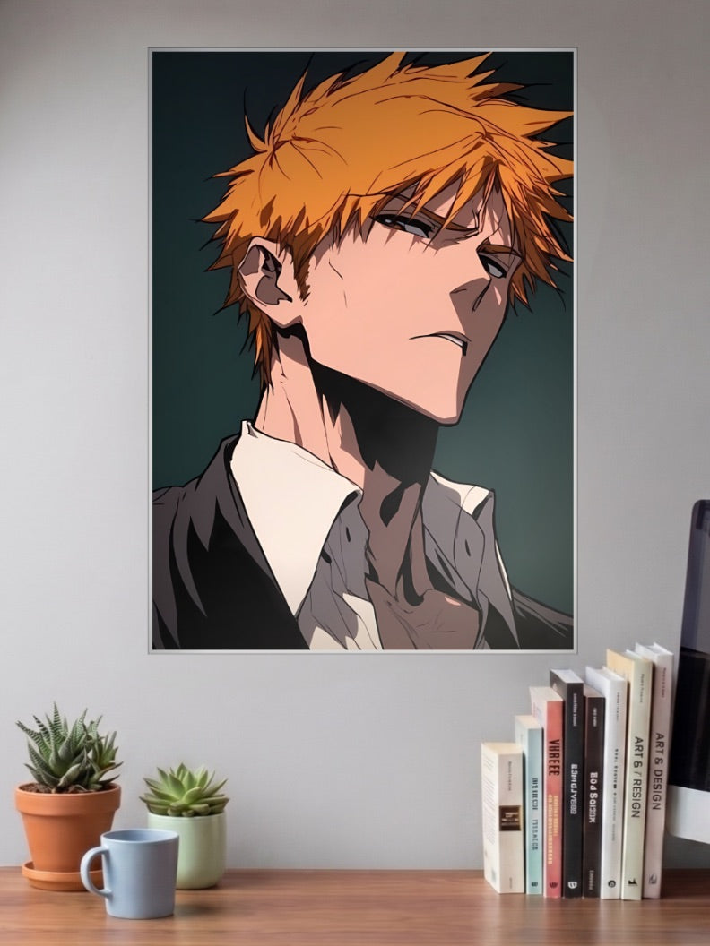 Ichigo Drip Suit Anime Poster