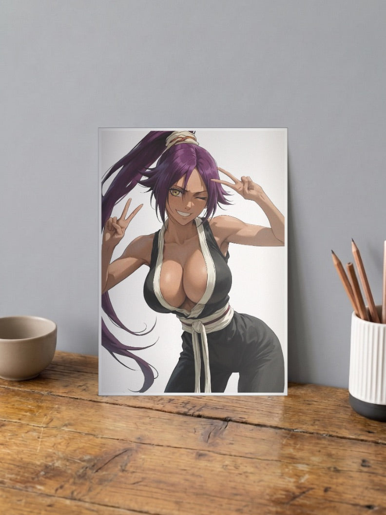 Yoruichi Shihouin Anime Poster