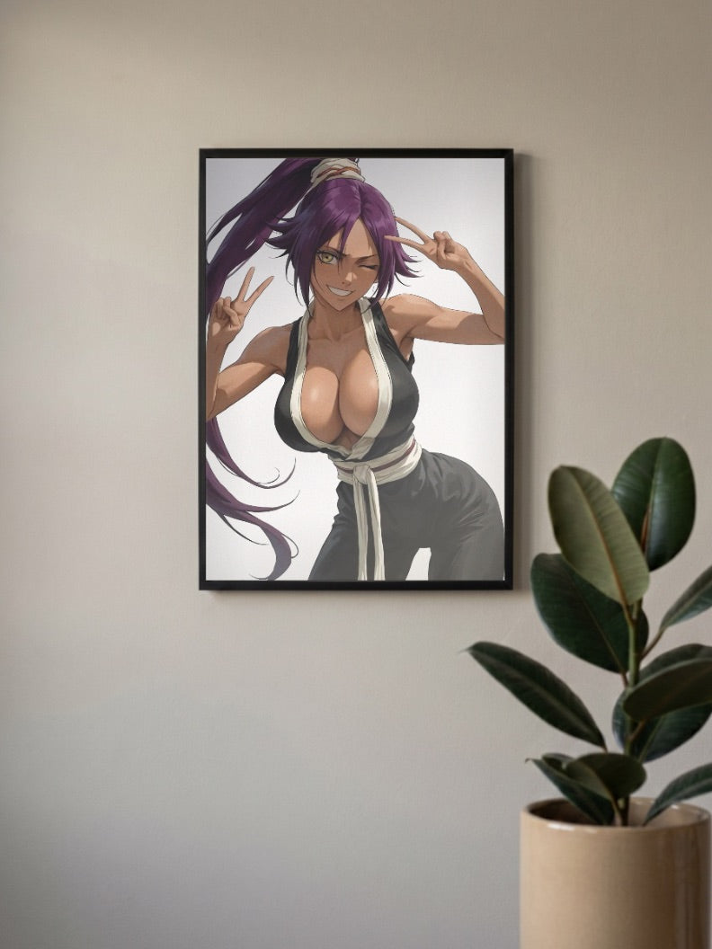 Yoruichi Shihouin Anime Poster