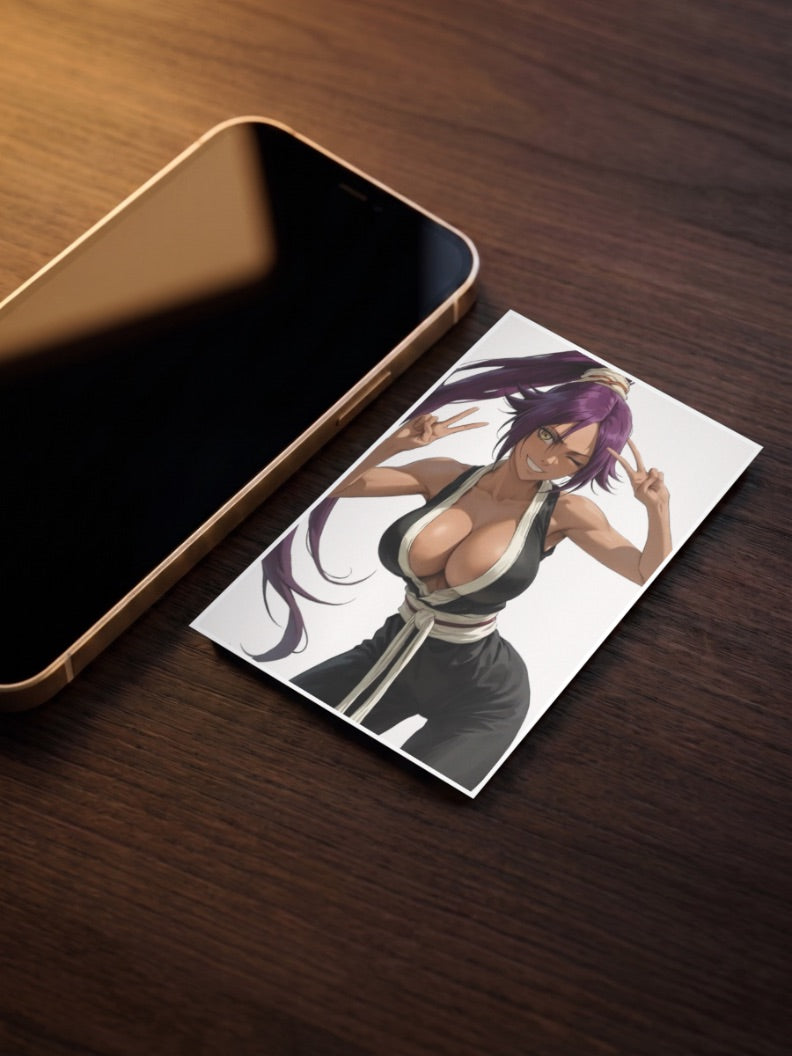 Yoruichi Shihouin Anime Poster
