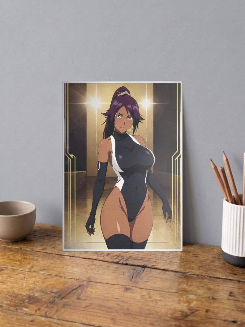 Yoruichi Second Division Anime Poster