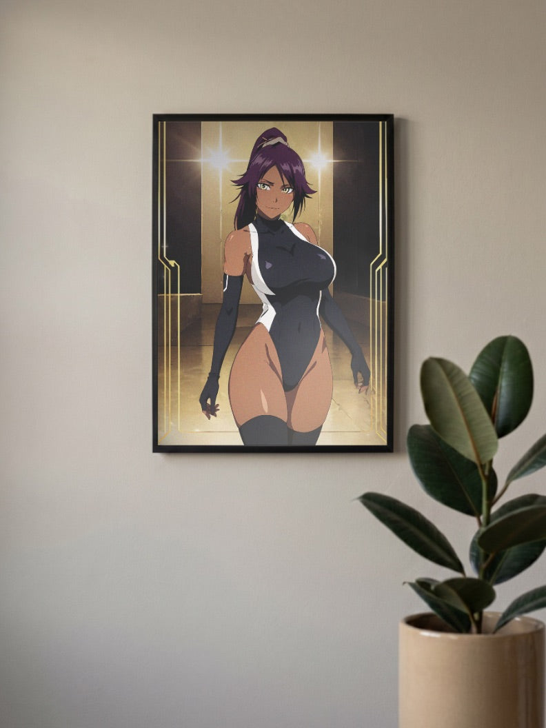 Yoruichi Second Division Anime Poster