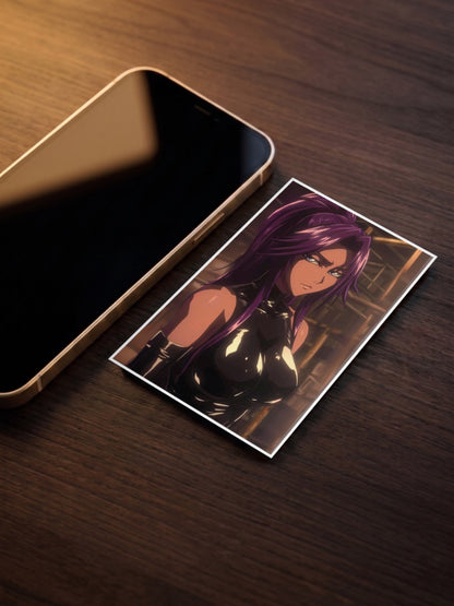 Yoruichi Ponytail Anime Poster