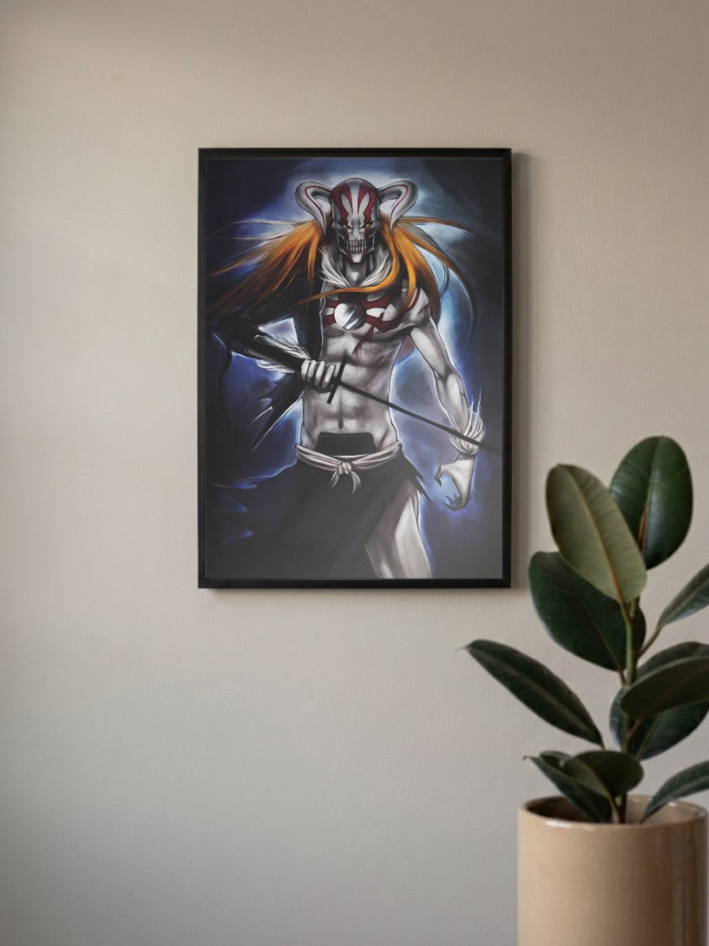 Ichigo Full Hollow Anime Poster